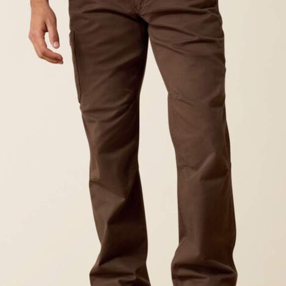 Ariat Rebar M5 Straight DuraStretch Washed Twill - Wren 36x30 - Picture 1 of 4